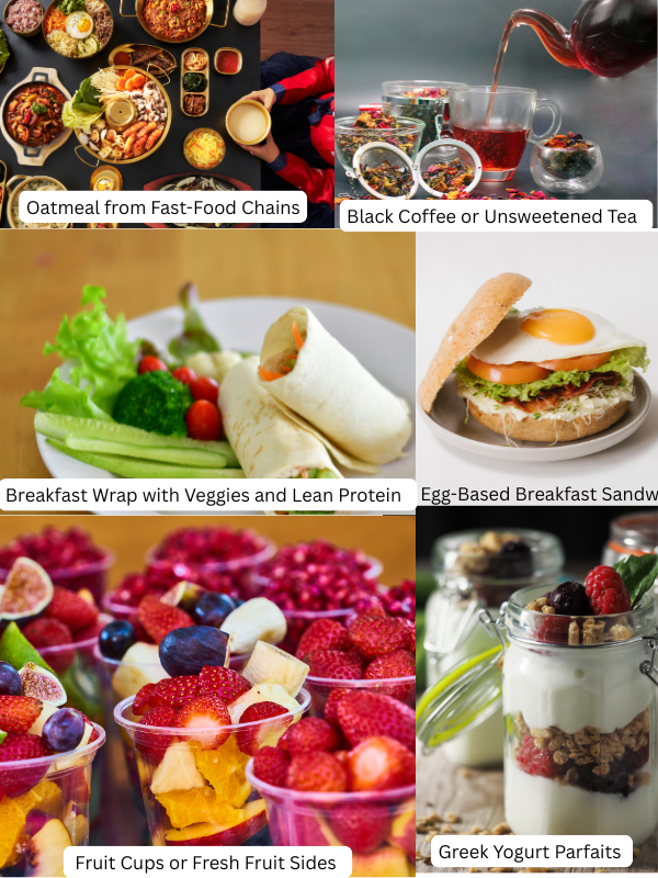 The Healthiest Fast Food for Breakfast  | Which fast-food breakfast is the healthiest?  

