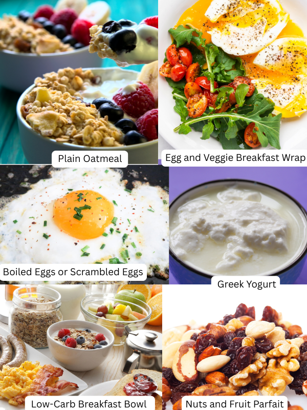    Healthy Diabetic Breakfast Fast Food. Focus on foods high in fiber and healthy fats, with little added sugar and refined carbs, often called diabetic fast food.  

